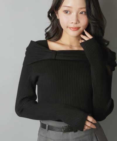 透かし編みニットボレロ/フリルリボン | SPINNS WEB STORE | SPINNS