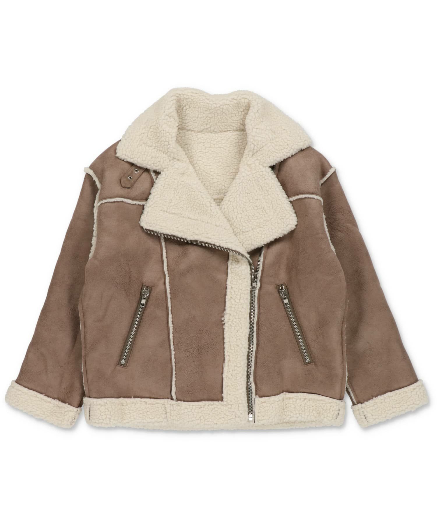 グレージュxベージュ