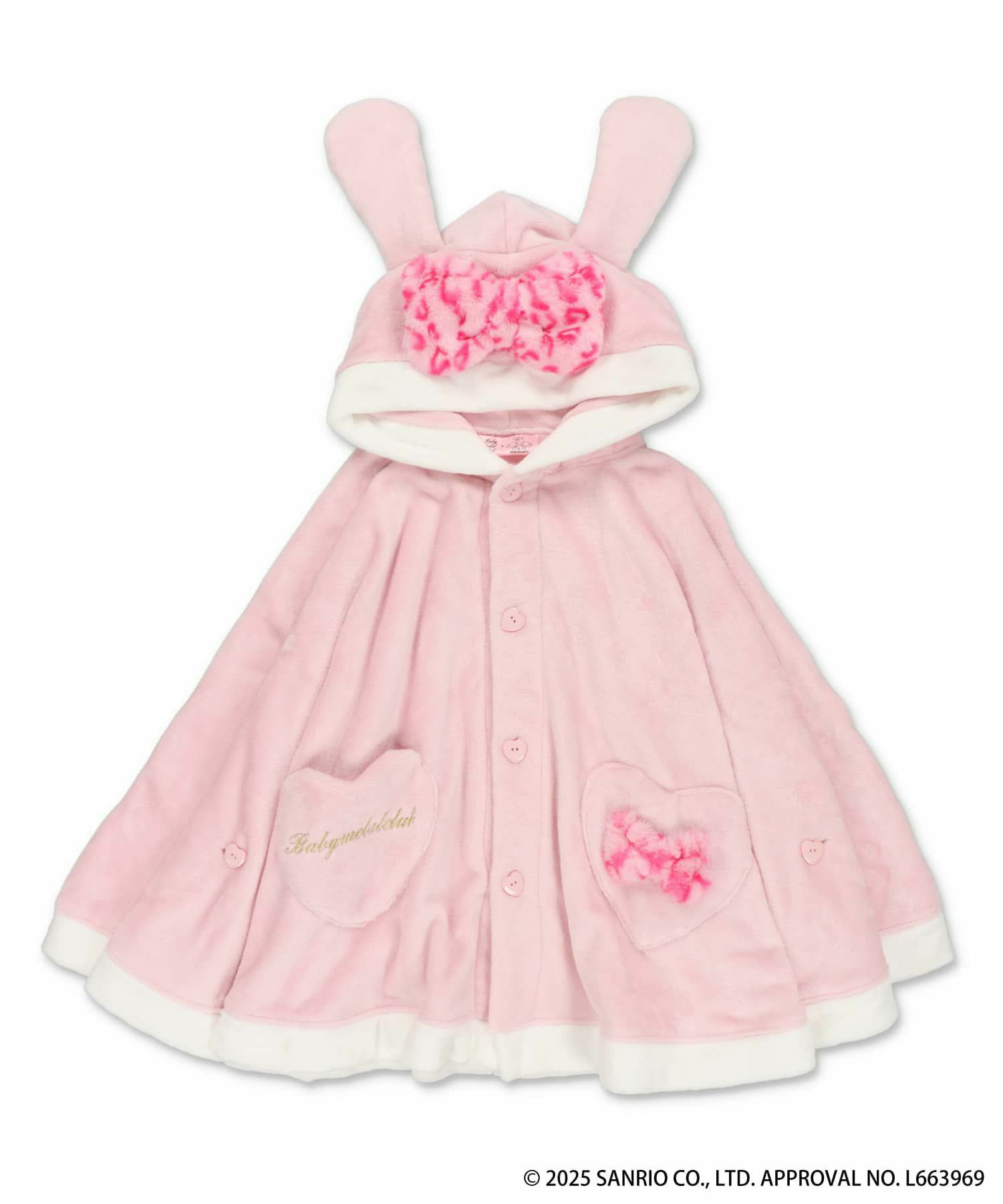Babymetalclub マイメロディ シュガーバニーズ×SPINNS』ケープ