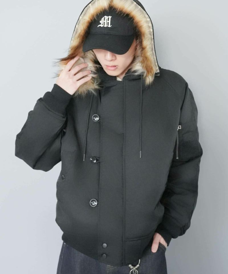 短丈 n2b ジャケット AVIREX N-2B フライトジャケット ファー 短丈 y2k archive｜Yahoo