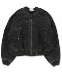 vintage ブラック 豚革 レザー 短丈 ブルゾン ジャケット MA-1 vintage ブラック 豚革 レザー 短丈 ブルゾン ジャケット MA-1 大人の