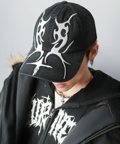 コットンキャップ/トライバルクロス/刺繍/ユニセックス | SPINNS WEB