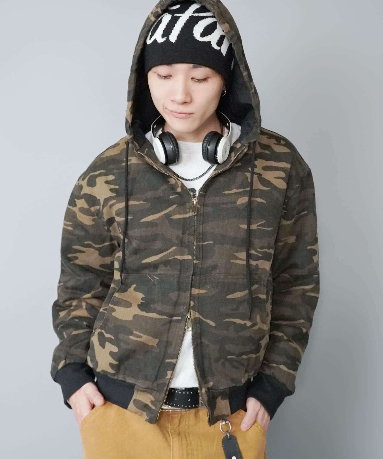 カモフラージュ フィッシングジャケット BUZZ RICKSON'S バズリクソンズ ミッチェルパターンカモフラージュ