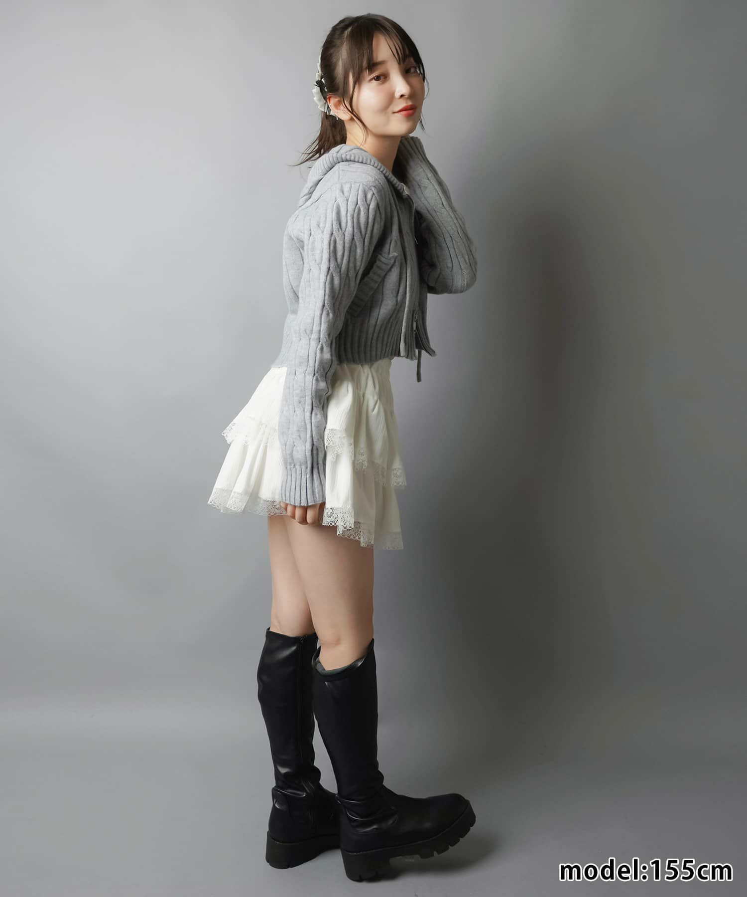 ニットジップパーカー/ワンポイント | SPINNS WEB STORE | SPINNS