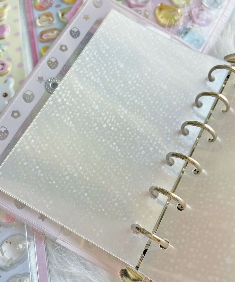 ≪MERING/メリング≫6穴シール帳対応♪10枚入りクリアシール台紙