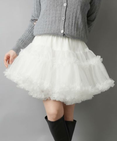 ペインターフリルミニスカート/インナーパンツ付き | SPINNS WEB STORE