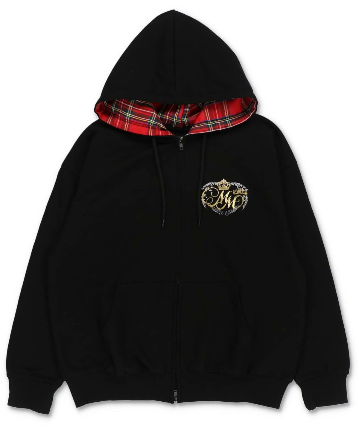 BIGジップパーカーレッド