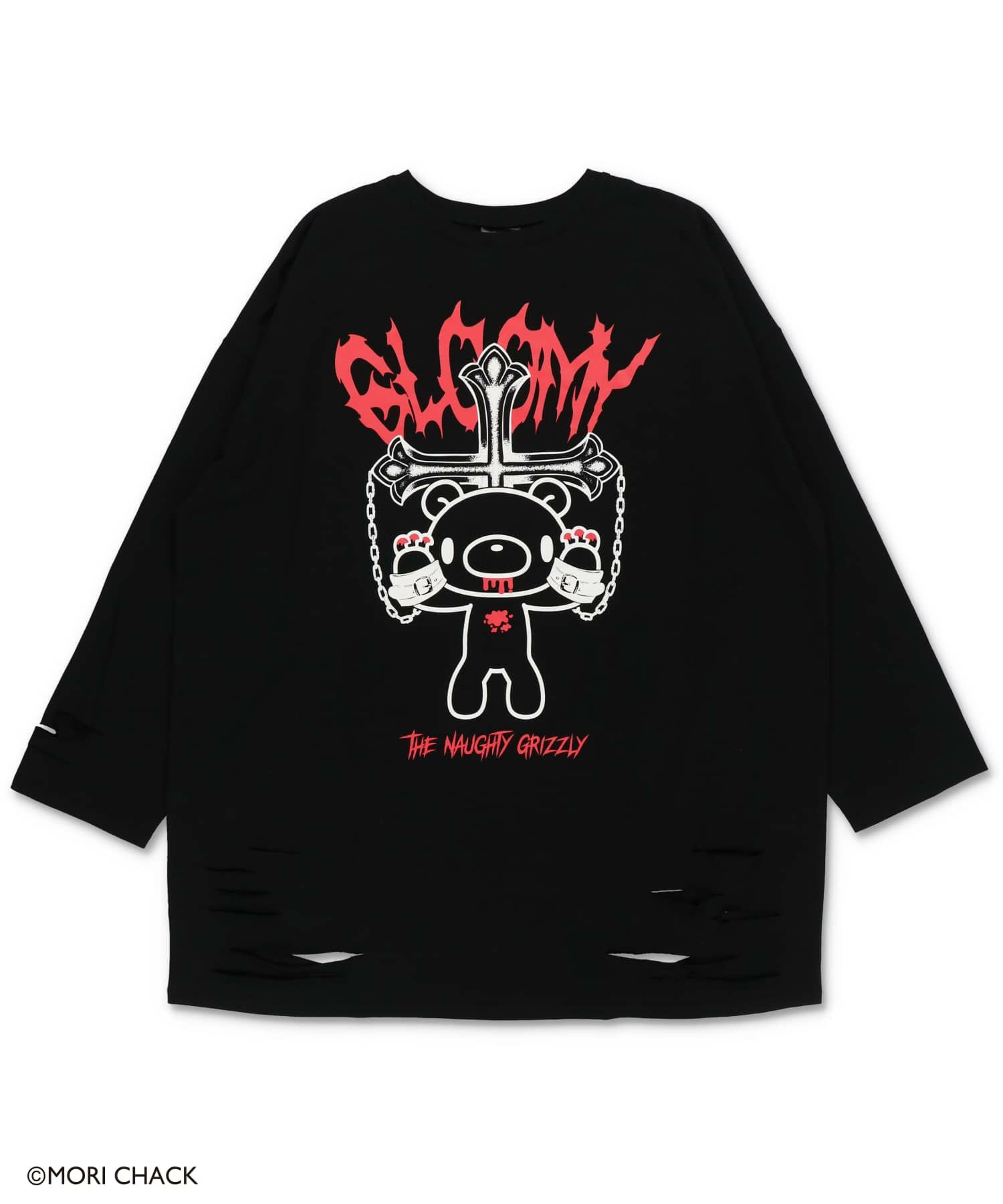 グルーミー×SPINNS 』 ダメージロングTシャツ | SPINNS WEB STORE