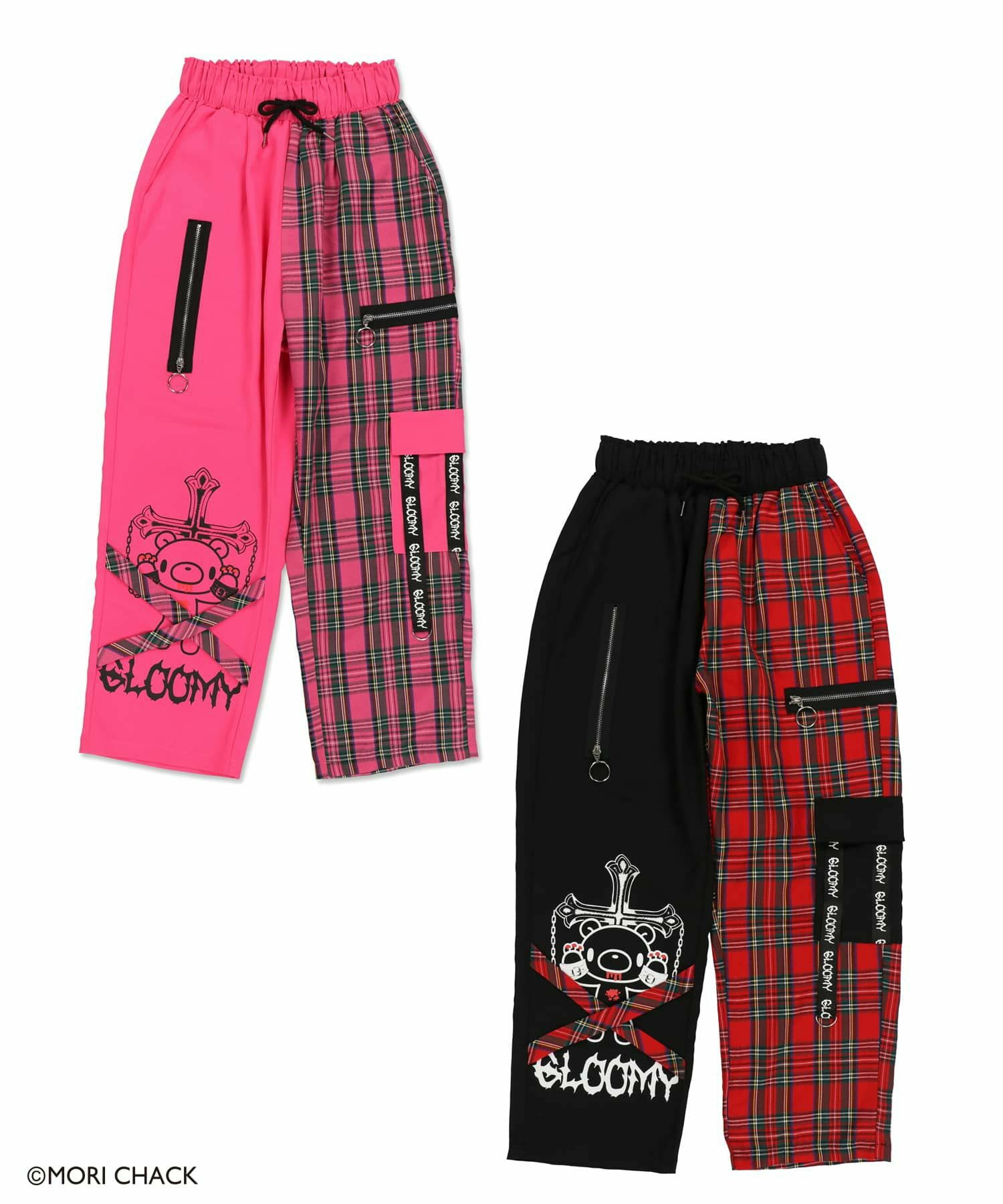 29%OFF】『グルーミー×SPINNS 』 バイカラーチェックパンツ | SPINNS