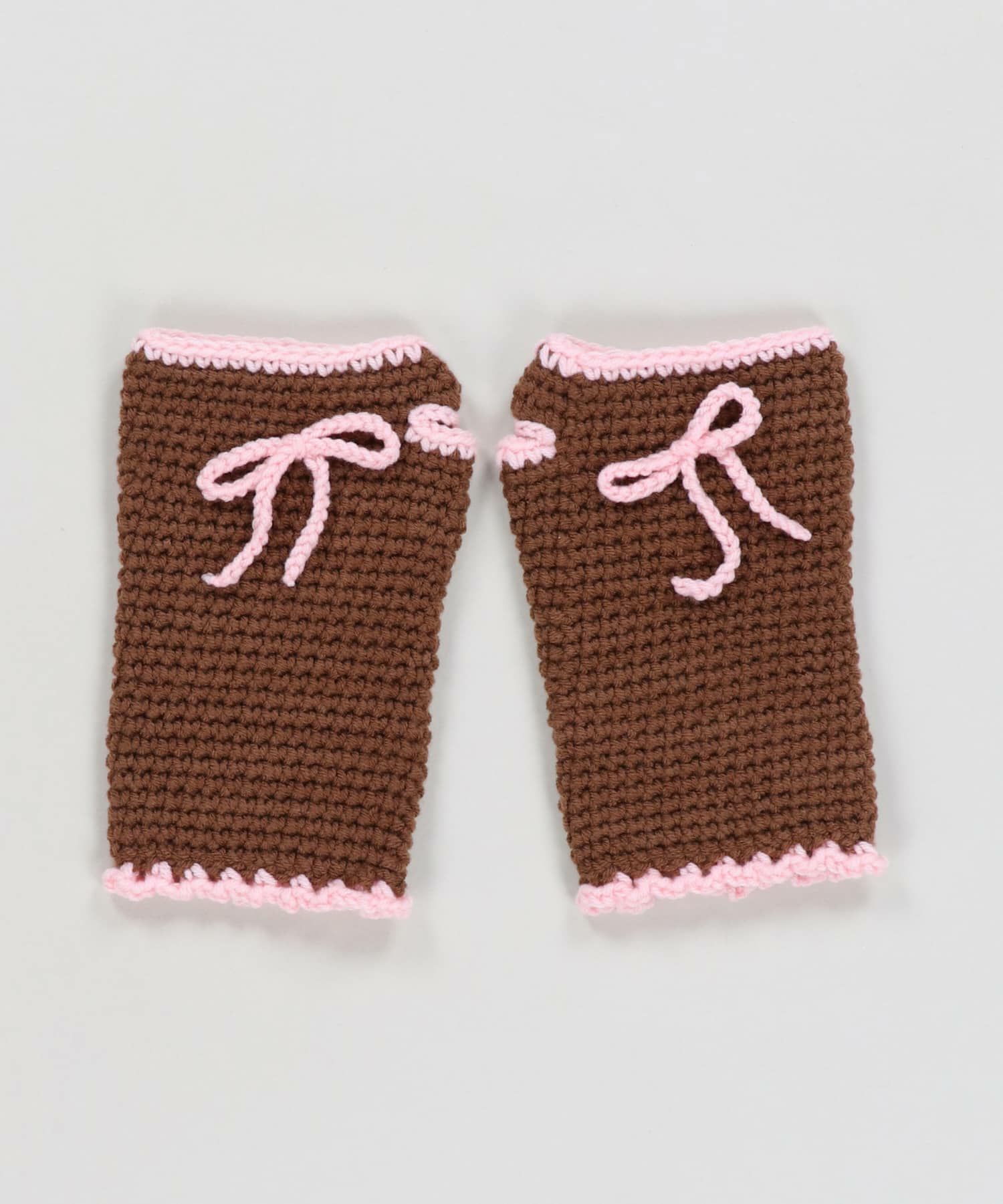 ブラウンxピンク