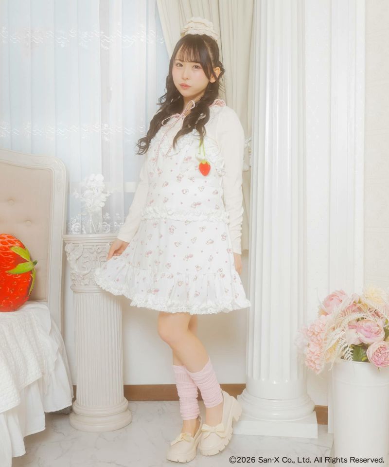 【新品未開封】コリラックマ　スピンズ　ドッキングフリルワンピ　ホワイト 予約】『コリラックマ×SPINNS』 ドッキングフリルワンピ | SPINNS WEB