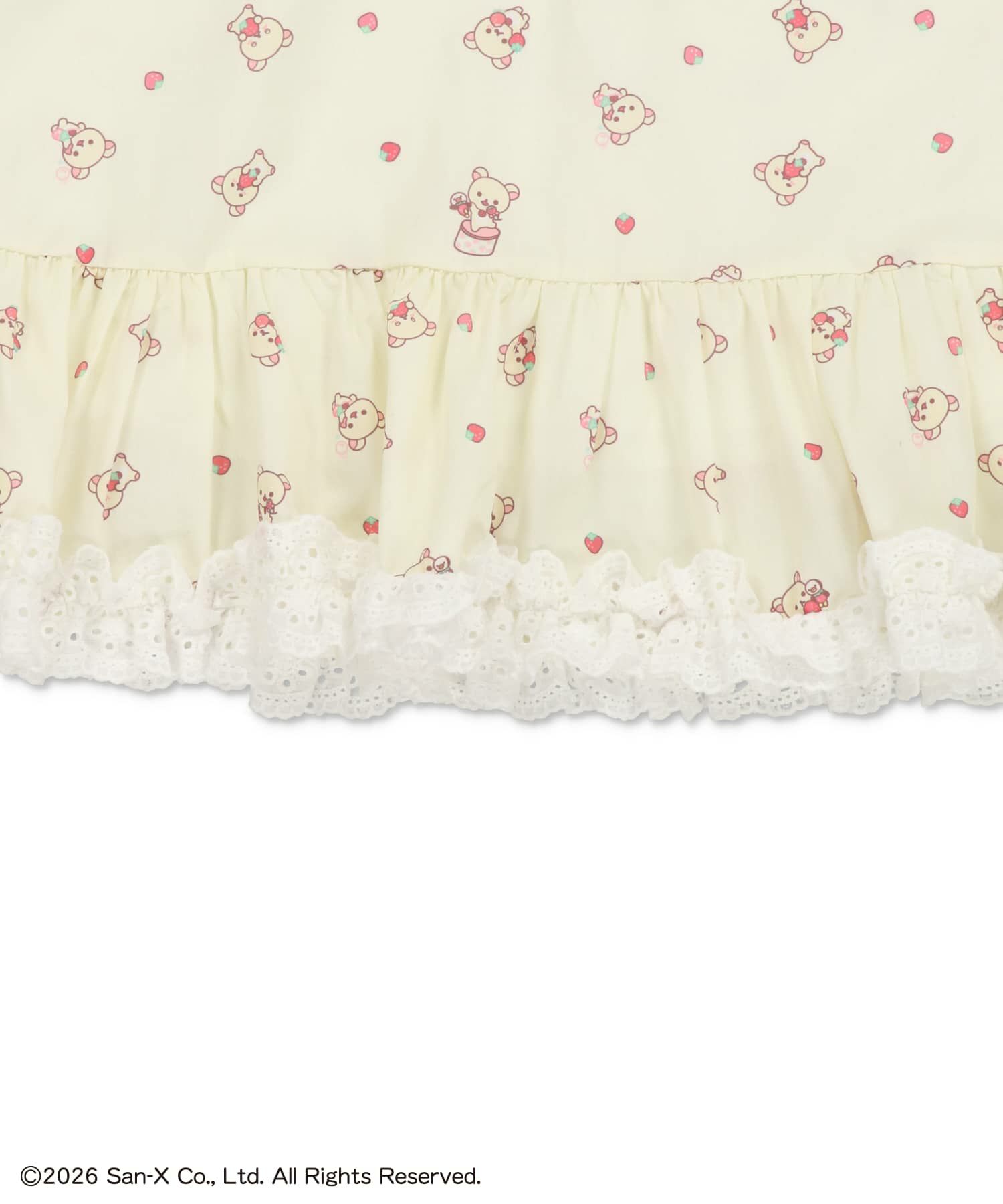 予約】『コリラックマ×SPINNS』 ドッキングフリルワンピ《4月中旬以降