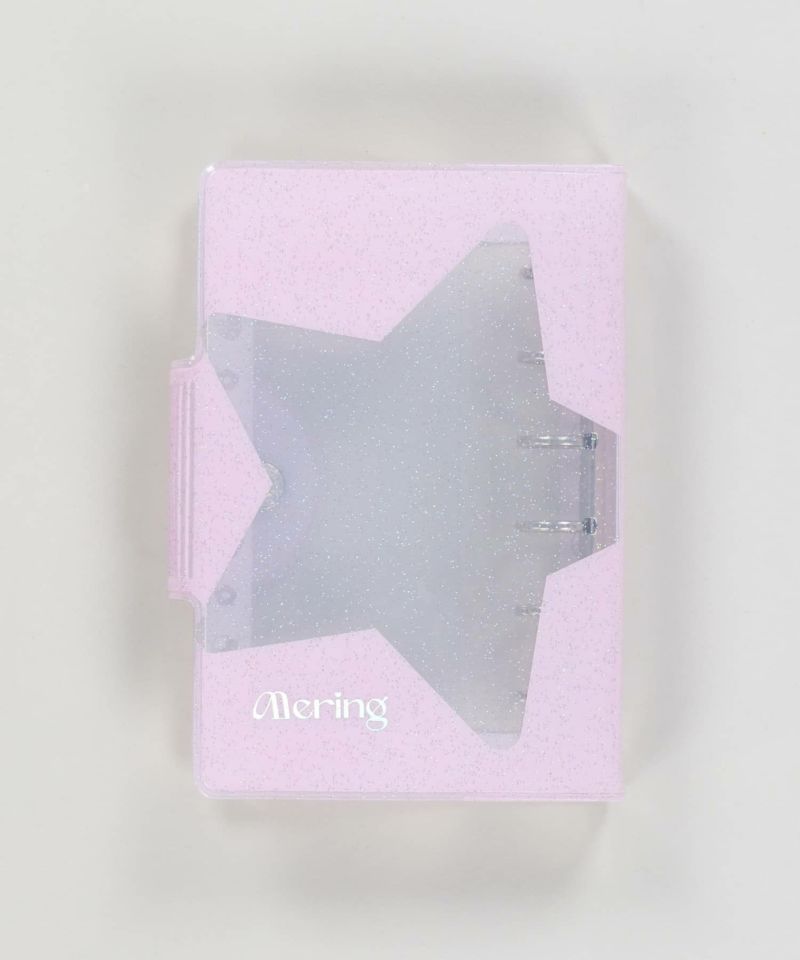 ≪MERING/メリング≫クリア6穴バインダー/台紙付きシール帳