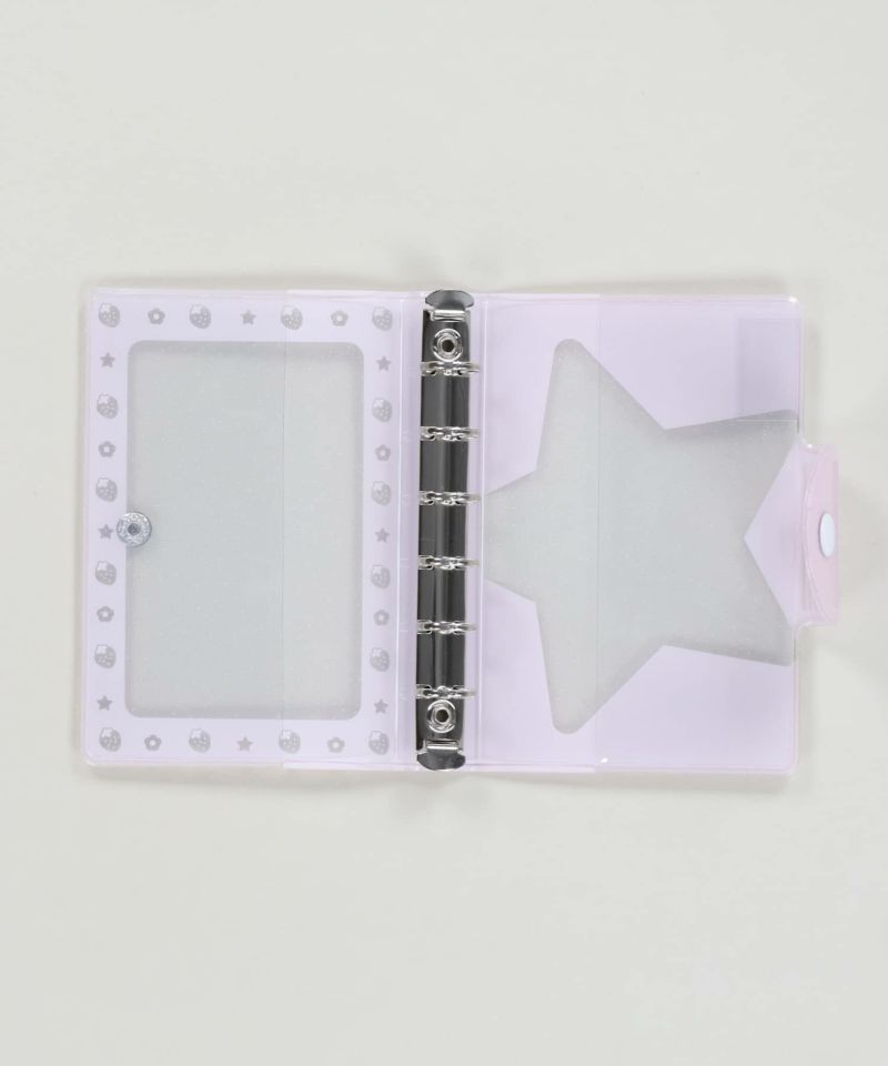 ≪MERING/メリング≫クリア6穴バインダー/台紙付きシール帳