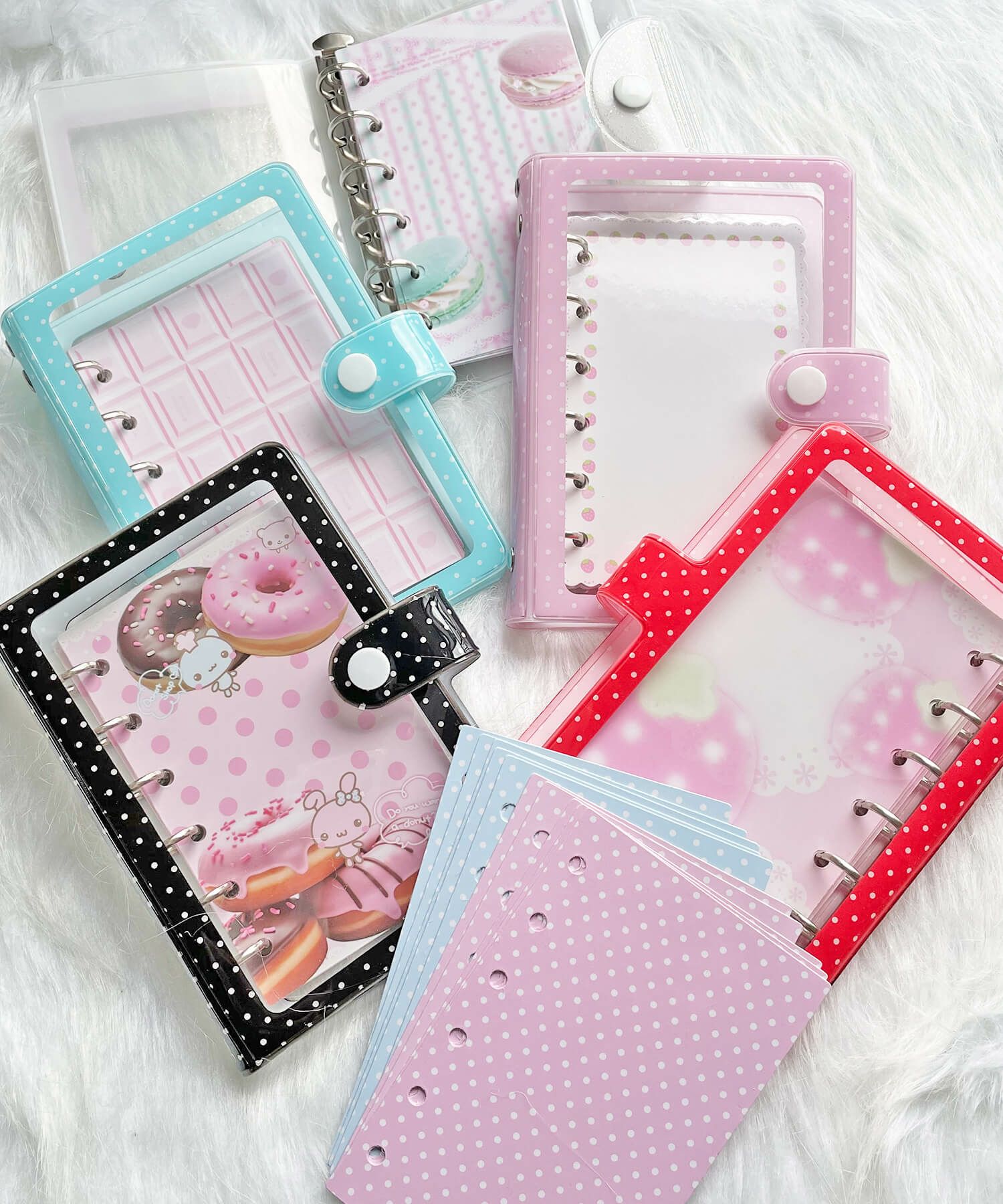 ≪MERING/メリング≫6穴シール帳対応♪10枚入りシール台紙/リフィル/全