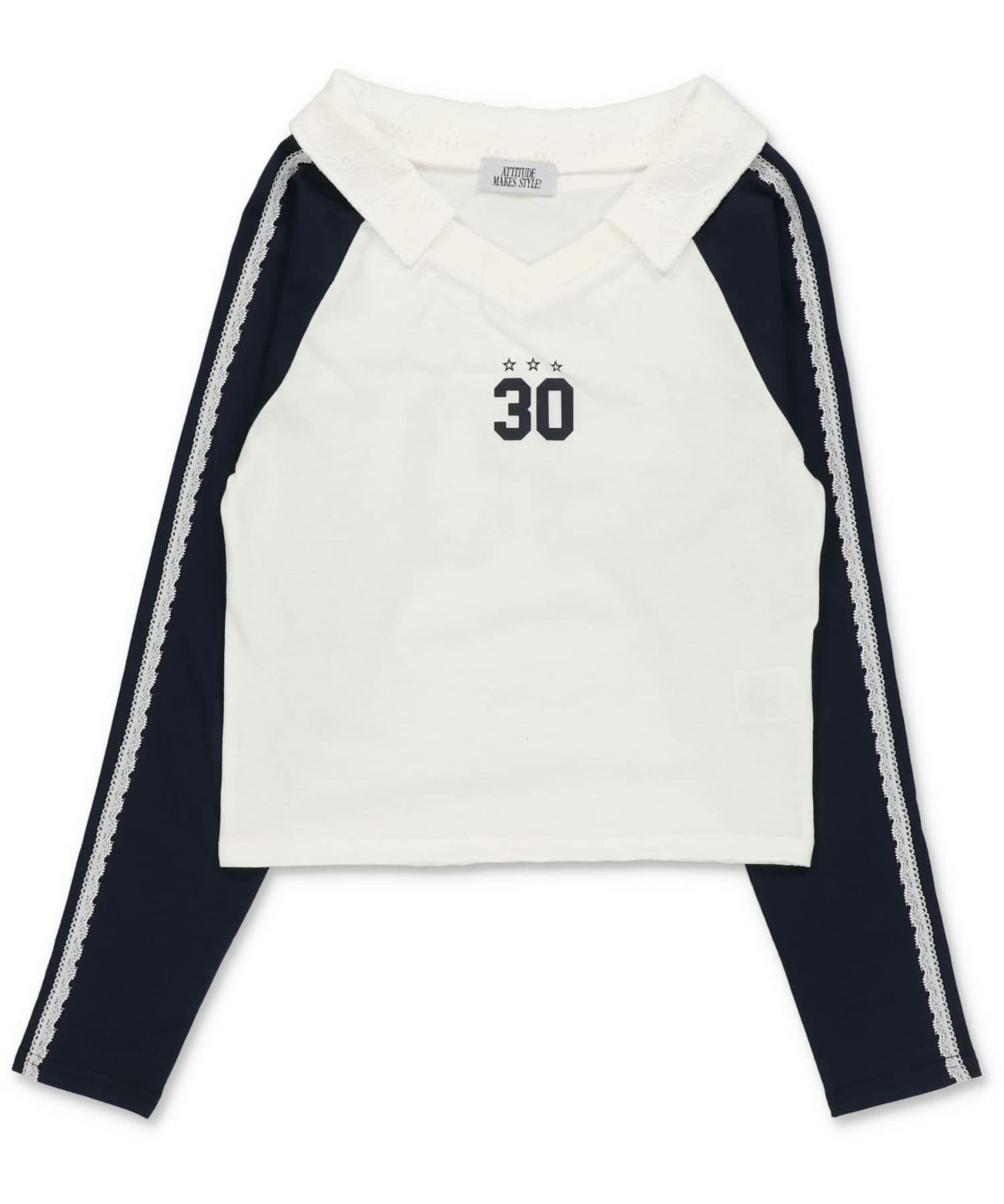 ホワイトxネイビー