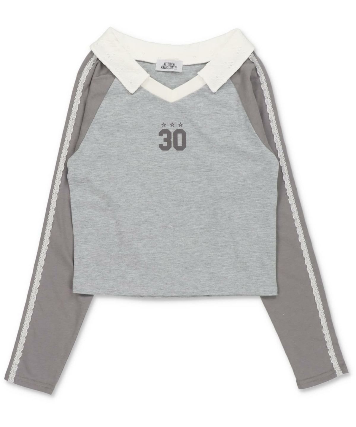 グレーxチャコール