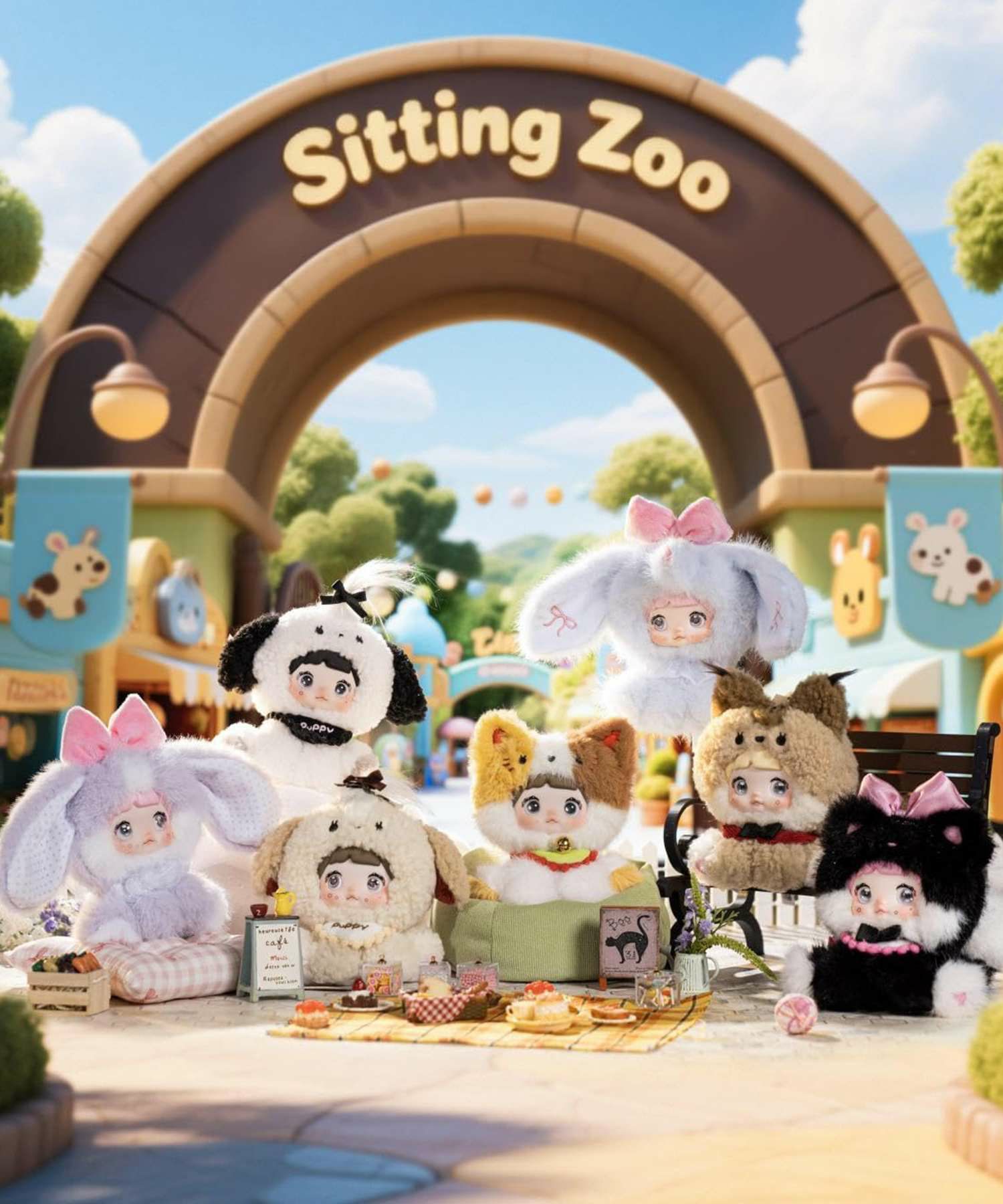 ≪TOPTOY×Nommi/ノミ≫ぬいぐるみキーホルダー/ブラインドボックス