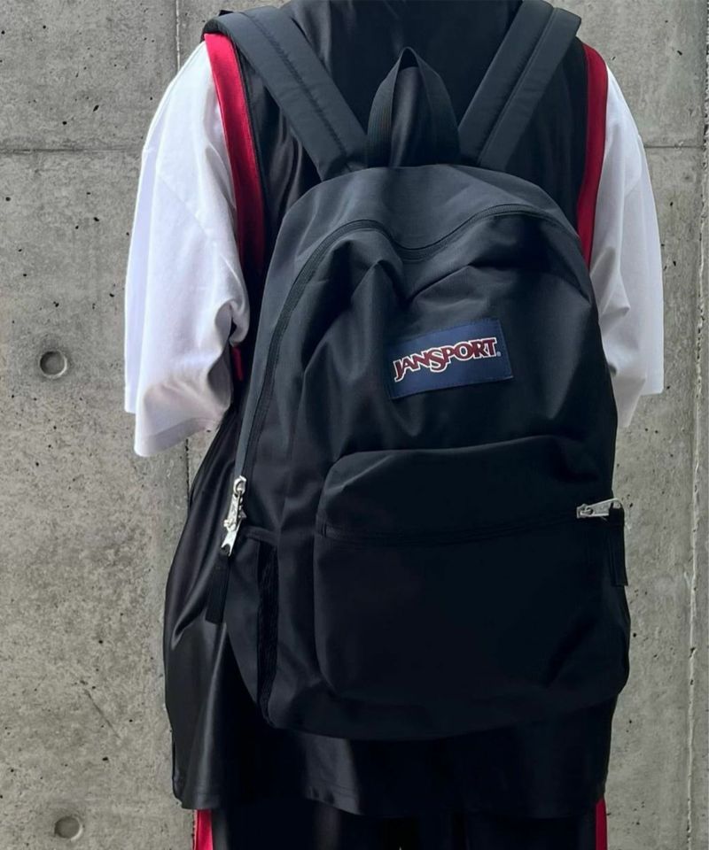 ジャンスポーツJANSPORT バックパック ユニオンパック 黒 - リュック