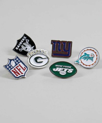 80%OFF】【NFL/ナショナル・フットボール・リーグ】ロゴデザインピンズ