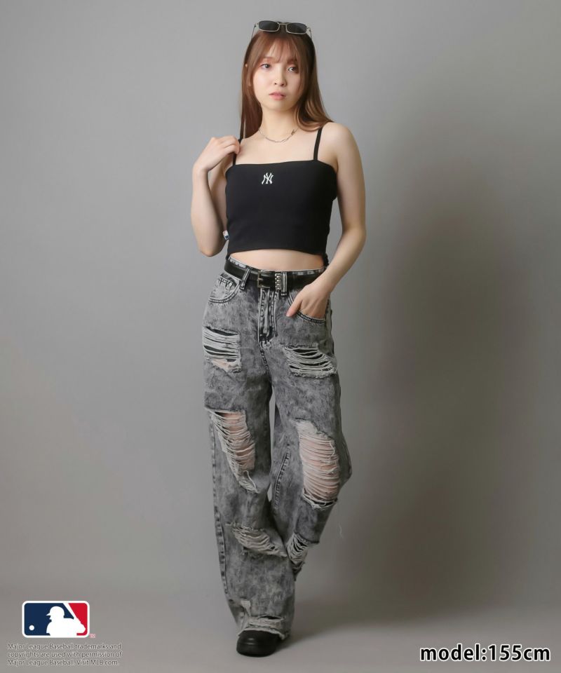 20%OFF】【MLB/メジャーリーグベースボール】カップ付きベアトップ