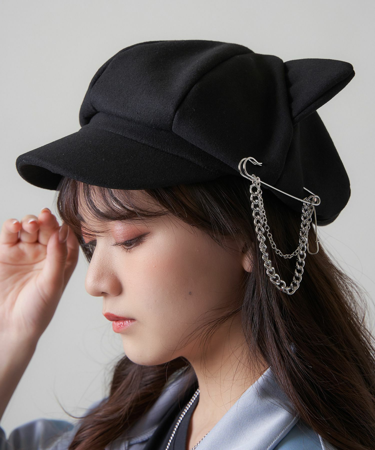 猫耳キャスケット|原宿発スタイルを全国へ|SPINNS公式通販