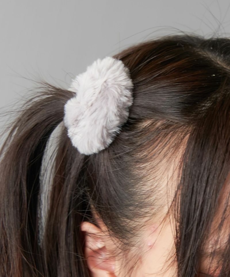 フェイクファーヘアゴム/2個セット | SPINNS WEB STORE | SPINNS