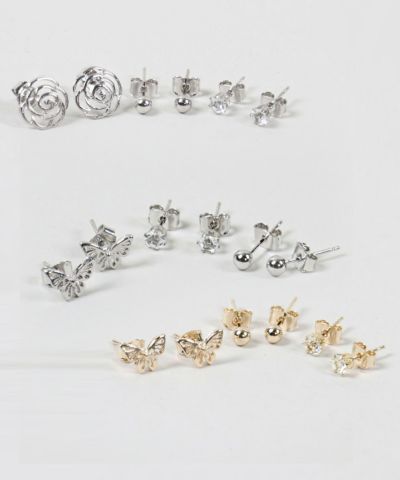 モチーフピアス/6個セット | SPINNS WEB STORE | SPINNS