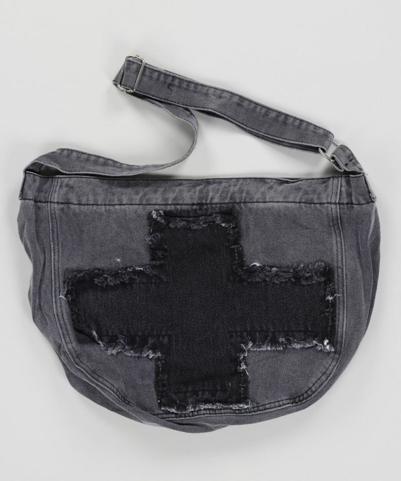 34%OFF】#フェアリーグランジ/デニム地ショルダーバッグ/クロス