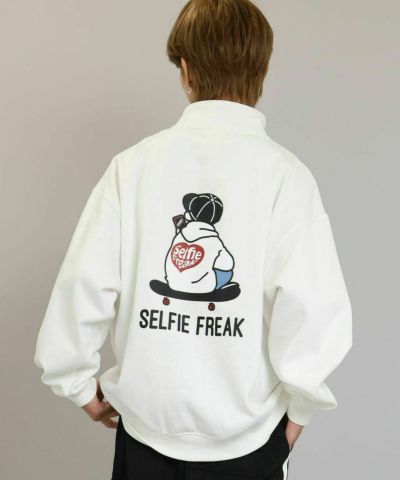 予約/12月初旬入荷】【Selfie Freak/セルフフリーク】ハーフジップ