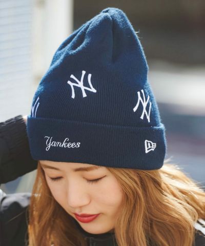 NEW ERA/ニューエラ】ビーニー/ニット帽/NY//New York Yankees