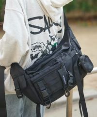 HIDAKA / PING-PONG MESSENGER BAG *BLACK | AVET