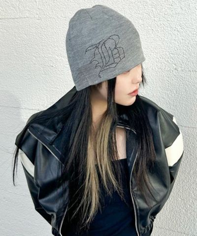 20%OFF】#フェアリーグランジ/ラインストーンシングルビーニー
